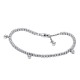 BRACCIALE TENNIS CON GOCCE LUMINOSE