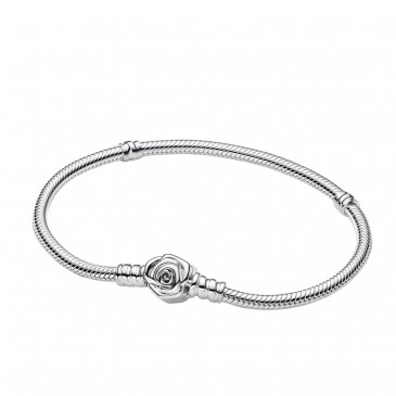 BRACCIALE CON CHIUSURA A ROSA