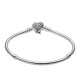 BRACCIALE CON CHIUSURA A CUORE E ALI D'ANGELO