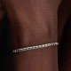 BRACCIALE MAGLIA SPIGA CON CHIUSURA A SFERA