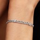 BRACCIALE CATENA MAGLIA CUBANA CON CUORI