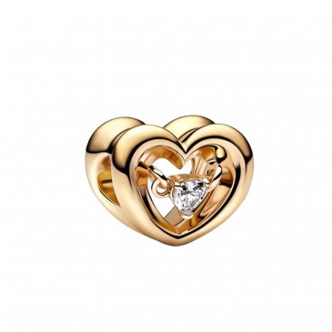 CUORE SPLENDENTE CON PIETRA