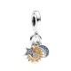 CHARM PENDENTE STELLA, SOLE E LUNA