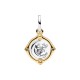 CHARM DISNEY, PENDENTE MICKEY MOUSE E MINNIE SULLA LUNA