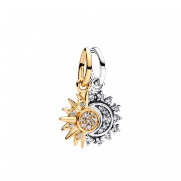 CHARM PENDENTE SOLE E LUNA DIVISIBILE