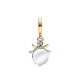 CHARM PENDENTE STELLA POLARE CON DIAMANTE CREATO IN LABORATORIO