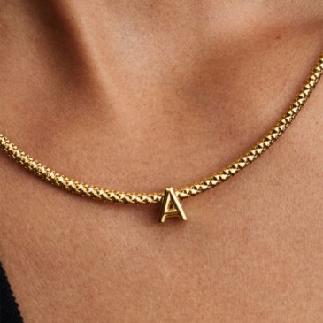 CHARM LETTERA A IN ORO 14K