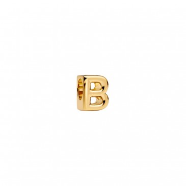 CHARM LETTERA B IN ORO 14K