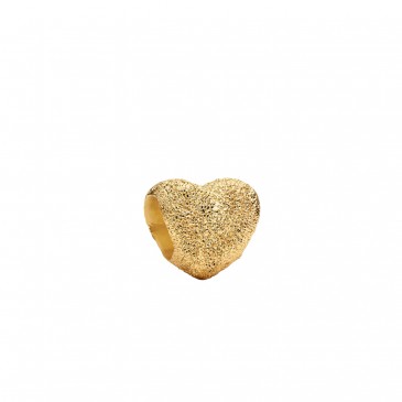 MINI CHARM CUORE EFFETTO DIAMANTATO