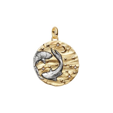 CHARM MEDALLION XL PESCI 