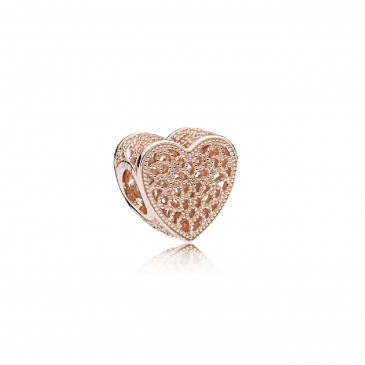 Charm Cuore decorato