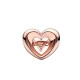 CUORE SPLENDENTE CON PIETRA