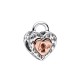 LUCCHETTO CUORE ""LOVE IS LOVE"" DIVISIBILE