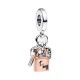 PENDENTE CHIAVE, LUCCHETTO E CUORE