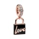 CHARM PENDENTE LUCCHETTO ""LOVE""