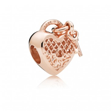 Charm con lucchetto a cuore Promessa d'Amore