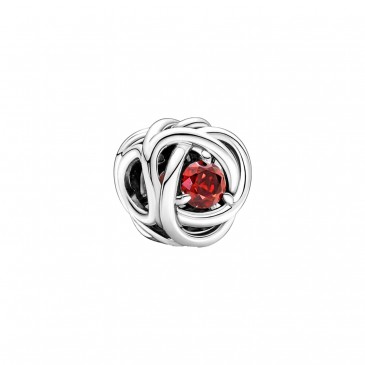 CHARM CERCHIO ETERNO ROSSO FUOCO