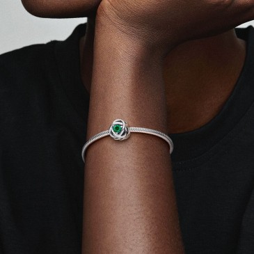 CHARM CERCHIO ETERNO VERDE SCURO