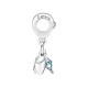 CHARM PENDENTE PESCIOLINO, TARTARUGA MARINA E CONCHIGLIA
