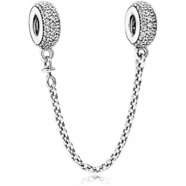 Catena di sicurezza con pavé scintillante