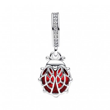 CHARM PENDENTE COCCINELLA ROSSA