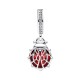 CHARM PENDENTE COCCINELLA ROSSA