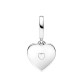 PENDENTE DOPPIO CUORE CON PERLE COLTIVATE IN ACQUA DOLCE