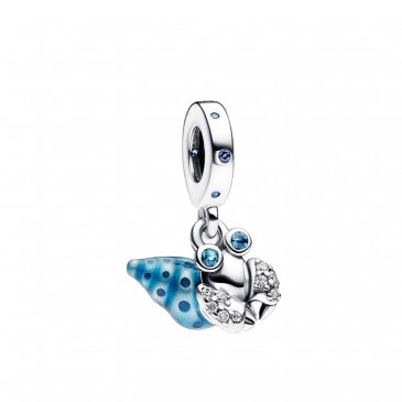 CHARM PENDENTE PAGURO CHE SI ILLUMINA AL BUIO