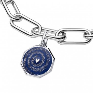 CHARM MEDALLION GALAXY HEART PANDORA ME