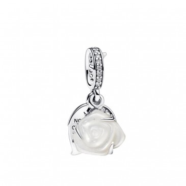CHARM PENDENTE ROSA BIANCA