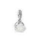 CHARM PENDENTE ROSA BIANCA