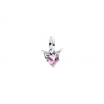 MINI CHARM PENDENTE WINGED HEART ROSA PANDORA ME