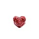 CHARM CUORE DI ROSA ROSSA