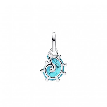 CHARM  PENDENTE CONCHIGLIA VETRO DI MURANO TURCHESE