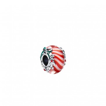 VETRO DI MURANO CARAMELLA DI NATALE