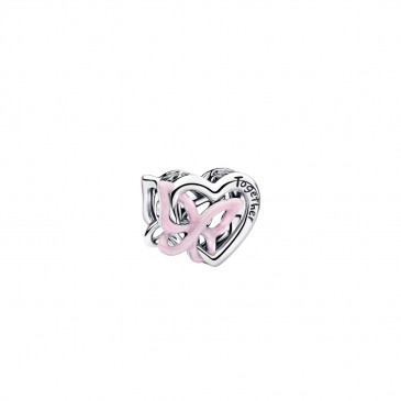 CHARM OPENWORK CUORE E FARFALLA