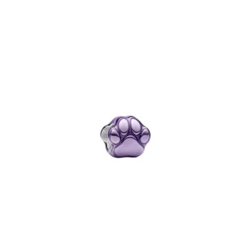 MINI CHARM ZAMPA EFFETTO METALLICO VIOLA