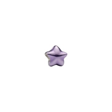 MINI CHARM STELLA EFFETTO METALLICO VIOLA