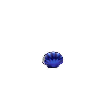 MINI CHARM CONCHIGLIA EFFETTO METALLICO BLU