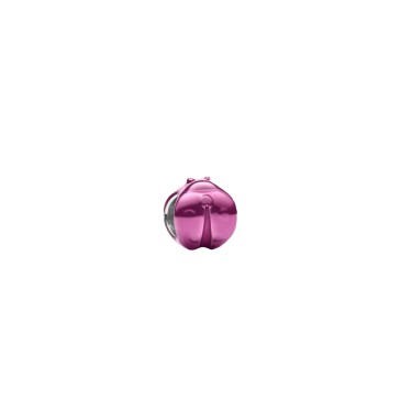 MINI CHARM COCCINELLA EFFETTO METALLICO ROSA
