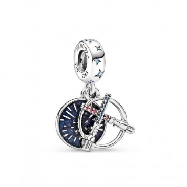 Star Wars, charm pendente doppio Spada laser