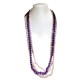 COLLANA EASY 3 FILI PERLE FIUME AMETISTA ORO