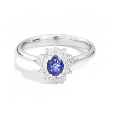 ANELLO CAMELIA CESTINO Z.BLU 0,44 BRILL 0,14
