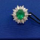 ANELLO SMERALDO CT 1,48 E BRILL CT 0,95