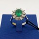 ANELLO SMERALDO CT 1,48 E BRILL CT 0,95
