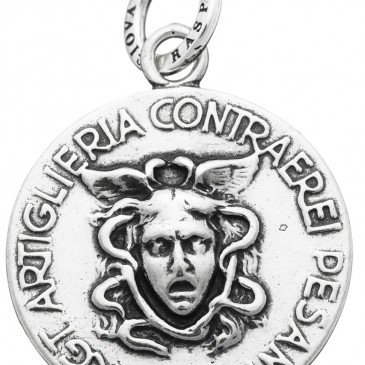 CHARM MEDAGLIA MEDUSA CONTRAEREA