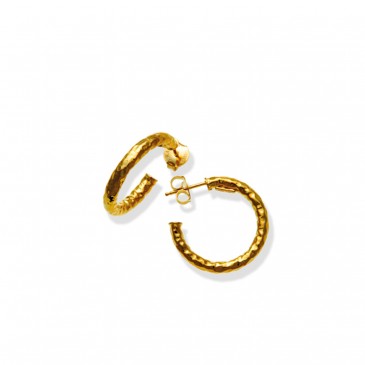 ORECCHINI ROCK LIGHT MINI DORATI DIAM  MM 28