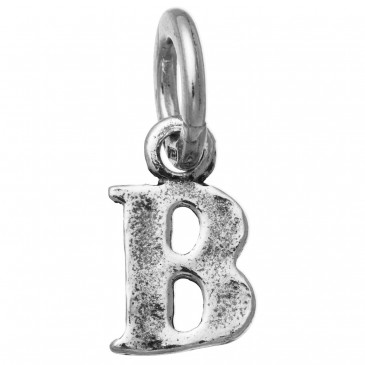 MINI CHARM LETTERA LOGO B