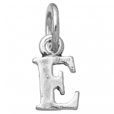 MINI CHARM LETTERA LOGO E