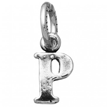MINI CHARM LETTERA LOGO P